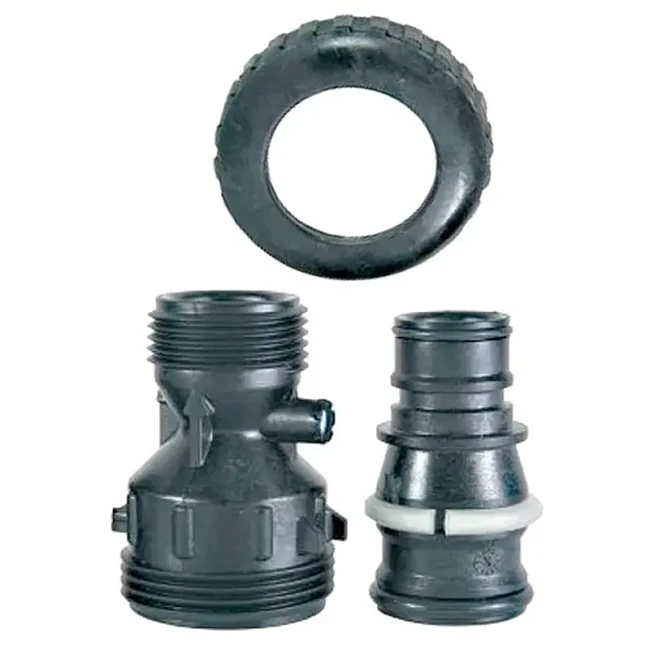 Фитинг DLFC V1-V2QC 1" V3008-04 для перехода на дренажную линию 1" (наружная резьба) для переключателей потоков V1-V1.5