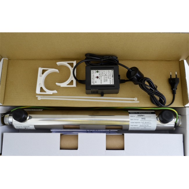 УФ стерилизатор AquaPro UV-6GPM-H в упаковке